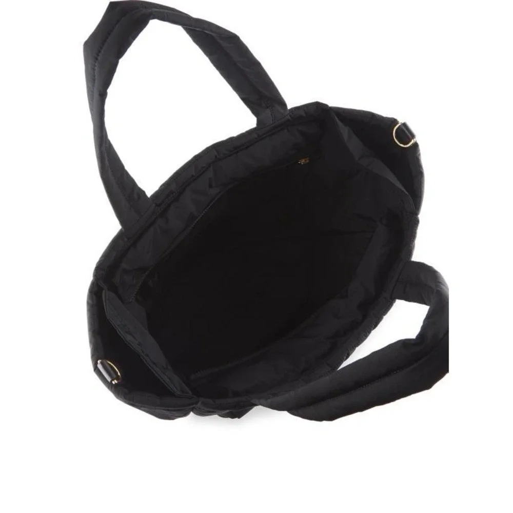 Marc Jacobs Quilted Nylon Baby Diaper Bag Black Gold Hardware $310 Retail READ